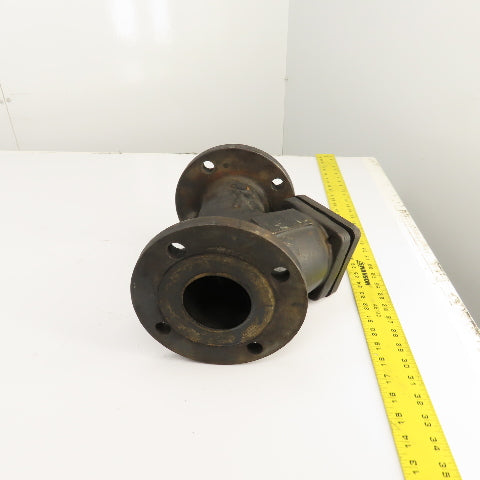 3" x 3" x 1-1/4" NPT Cast Iron Wye Y Strainer Mueller Steam Style