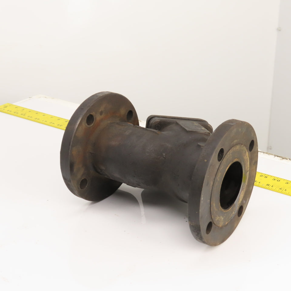 3" x 3" x 1-1/4" NPT Cast Iron Wye Y Strainer Mueller Steam Style