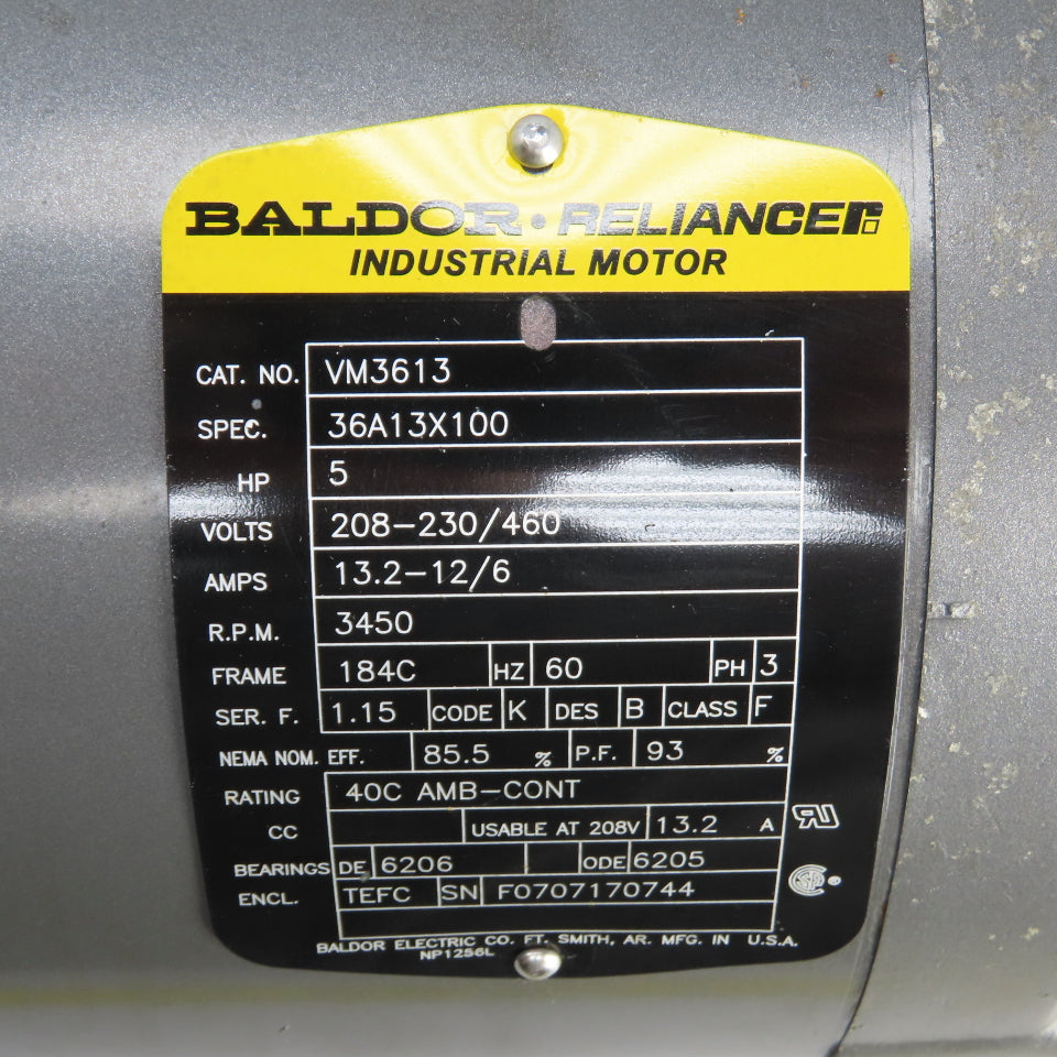 Fulton 2-30-G00003 5HP End Suction Centrifugal 230/460V 3PH 2" x 1.5" Ports