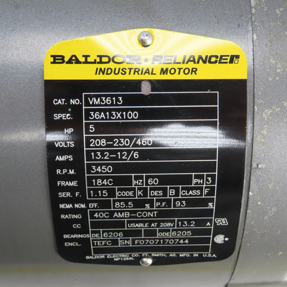 Fulton 2-30-G00003 5HP End Suction Centrifugal 230/460V 3PH 2" x 1.5" Ports