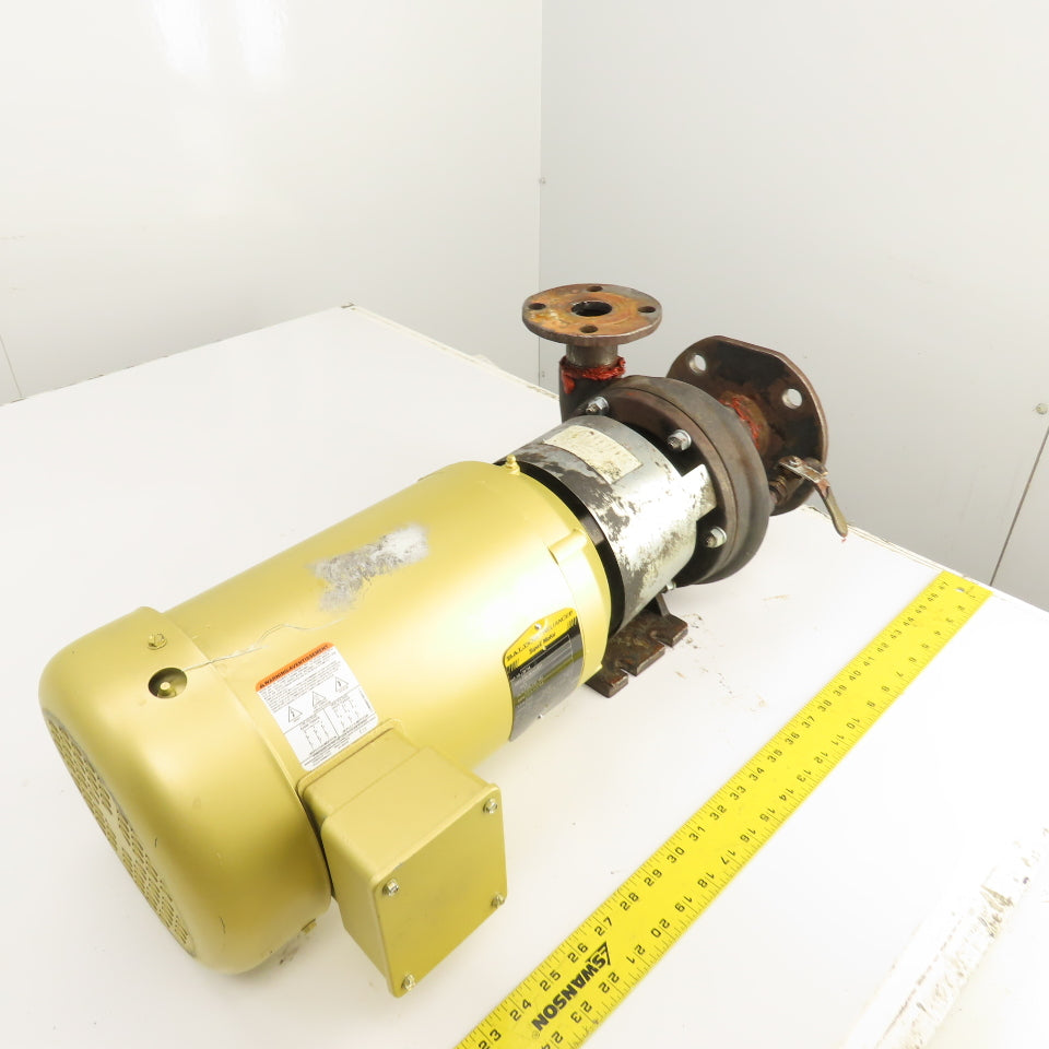 Baldor 38758 5HP End Suction Centrifugal 230/460V 3PH 2.25" x 1-7/16" Ports