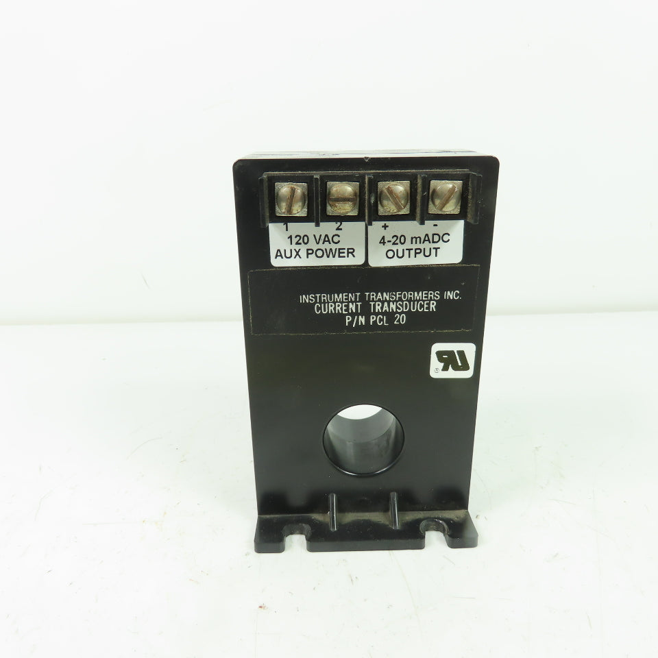 Instrument transformers PCL 20 Current Transformer 120V Pri 4-20mA Sec
