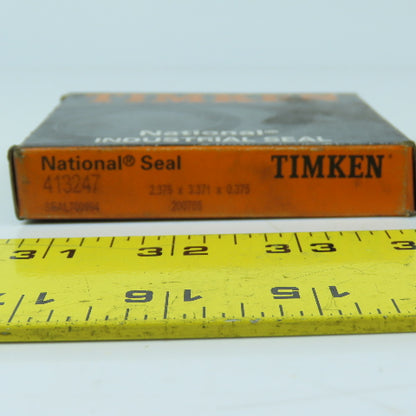 Timken National 413247 SEAL700994 Oil Seal 2-3/8" ID 3.371"OD x 0.375 Lot Of 2
