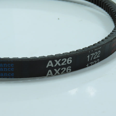 D&D AX26 Dura-Exteme Cogged V-Belt 1/2" x 28" Long Lot Of 6