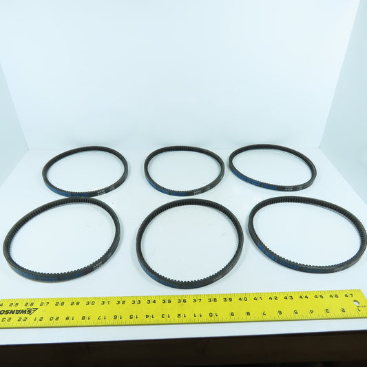 D&D AX26 Dura-Exteme Cogged V-Belt 1/2" x 28" Long Lot Of 6