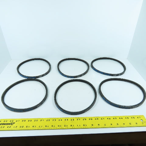 D&D AX26 Dura-Exteme Cogged V-Belt 1/2" x 28" Long Lot Of 6