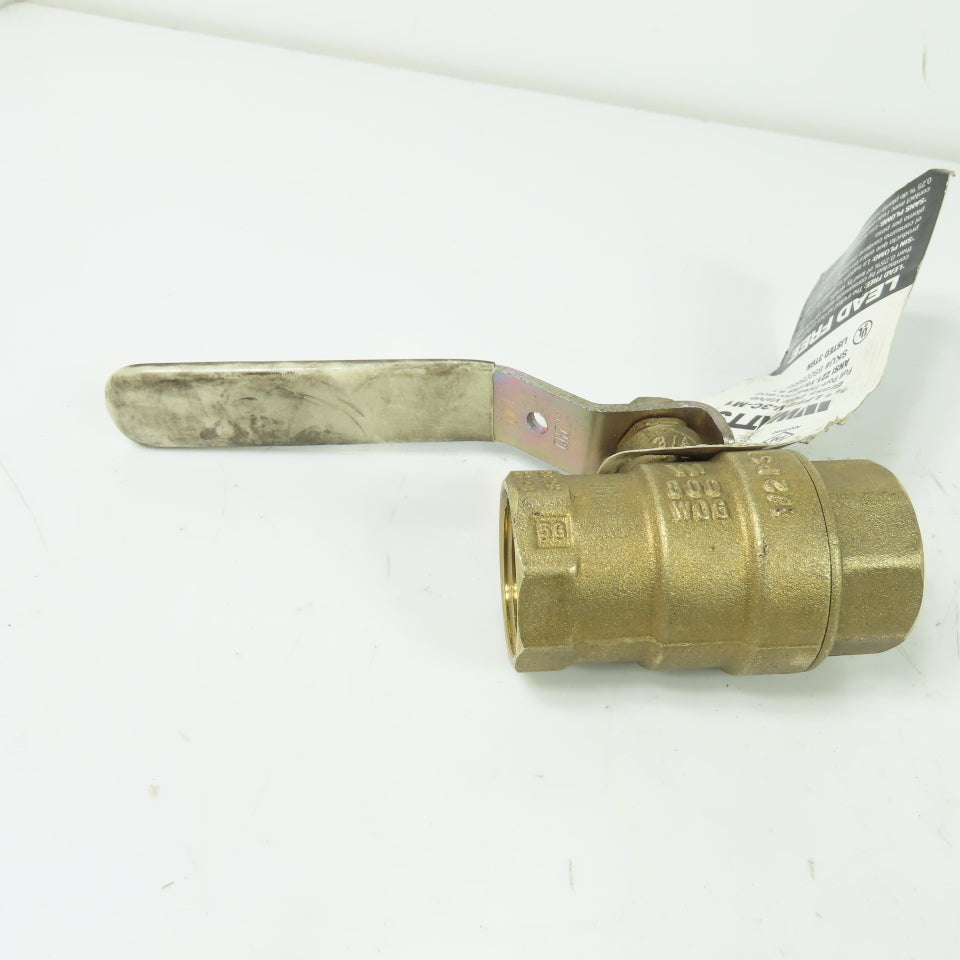 Watts LFFBV-3C-M1 3/4" Female Brass Ball Valve 600WOG Lot Of 3