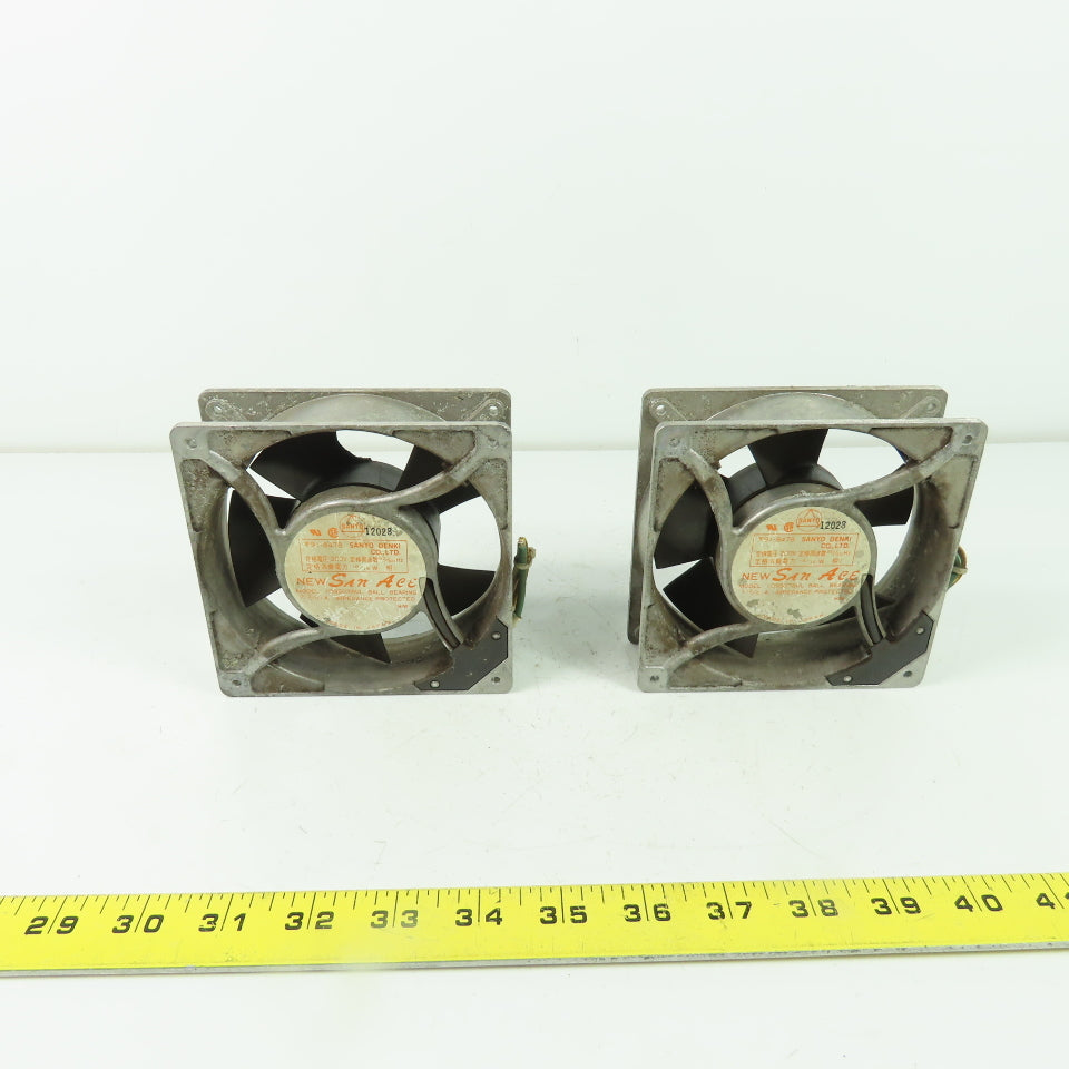 Sanyo 91-8478 Cabinet Cooling Fan 200V 50/60Hz Lot Of 3