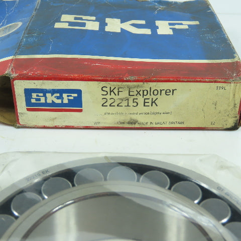 SKF 22215 EK 2-Row Spherical Roller Bearing 75mm ID x 130mm OD x 31mm