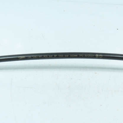 Umeta DIN 1283 High Pressure Hose 1/8" NPT 400 Bar 500mm Long Lot Of 2