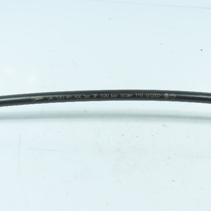 Umeta DIN 1283 High Pressure Hose 1/8" NPT 400 Bar 500mm Long Lot Of 2