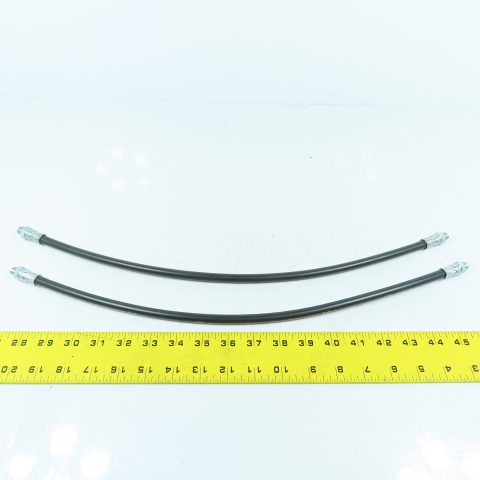 Umeta DIN 1283 High Pressure Hose 1/8" NPT 400 Bar 500mm Long Lot Of 2