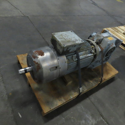 Sew KH97B 18.96:1 Ratio 93RPM Output 1760RPM Rear Shaft Gear Motor 230/460V 3Ph