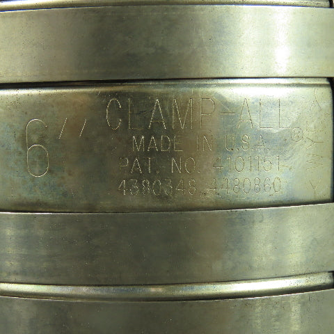 Clamp-All 6" Hi-Torq 125 Stainless Steel No-Hub Coupling