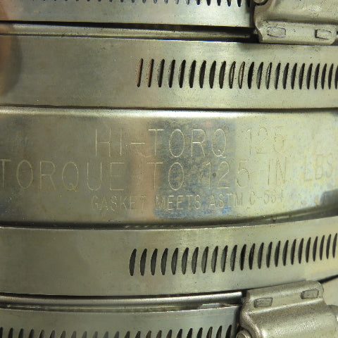Clamp-All 6" Hi-Torq 125 Stainless Steel No-Hub Coupling