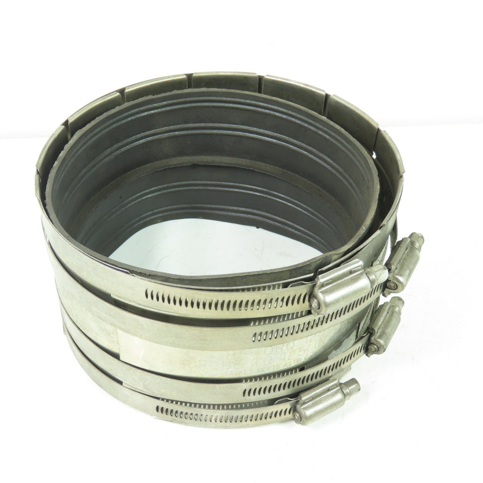 Clamp-All 6" Hi-Torq 125 Stainless Steel No-Hub Coupling