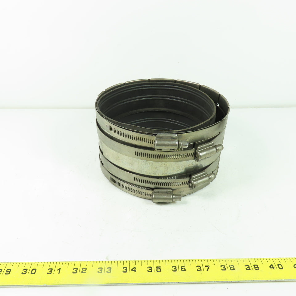 Clamp-All 6" Hi-Torq 125 Stainless Steel No-Hub Coupling