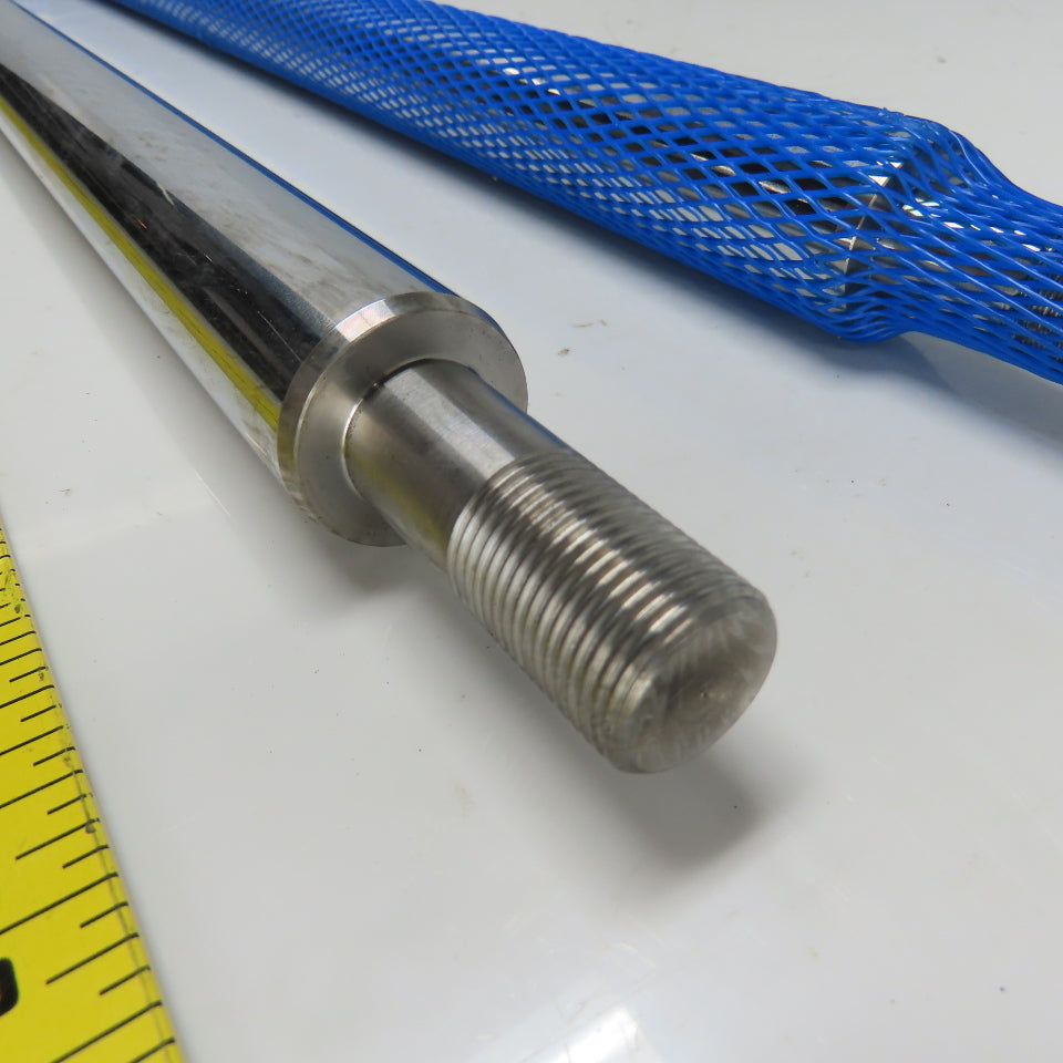 Stainless Steel Loader Clamp Cylinder Shaft 1-1/4" OD 27-1/4" OAL Lot of 2