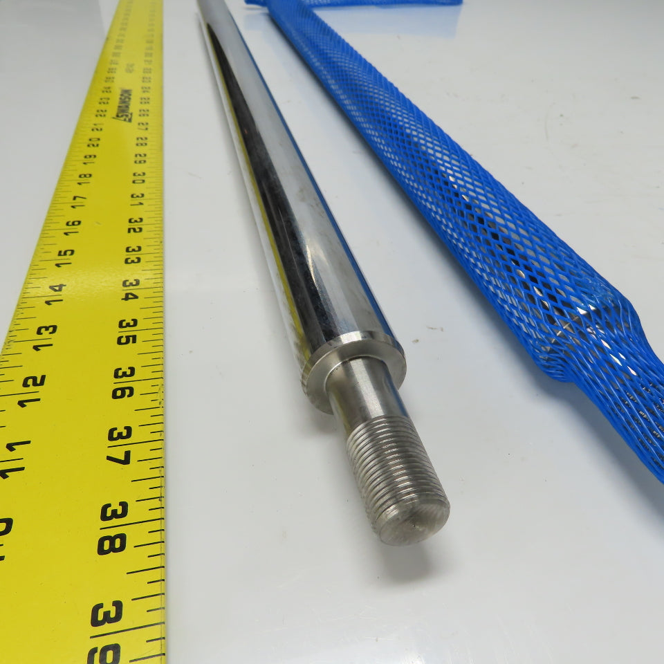 Stainless Steel Loader Clamp Cylinder Shaft 1-1/4" OD 27-1/4" OAL Lot of 2