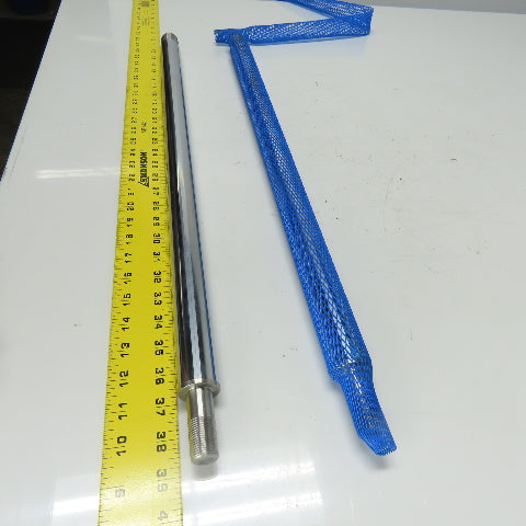 Stainless Steel Loader Clamp Cylinder Shaft 1-1/4" OD 27-1/4" OAL Lot of 2