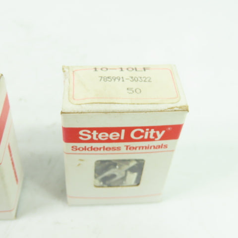 Steel City 10-10LF Solderless Terminals 12-10 Wire size Lot Of 250