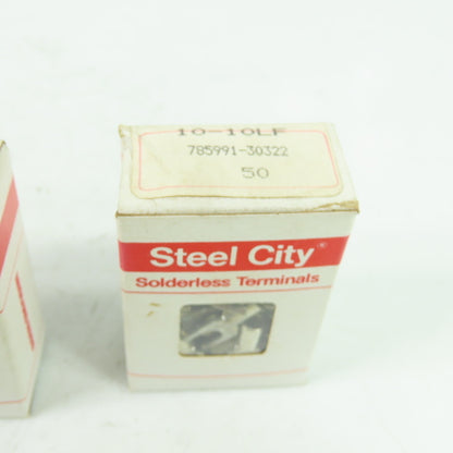 Steel City 10-10LF Solderless Terminals 12-10 Wire size Lot Of 250