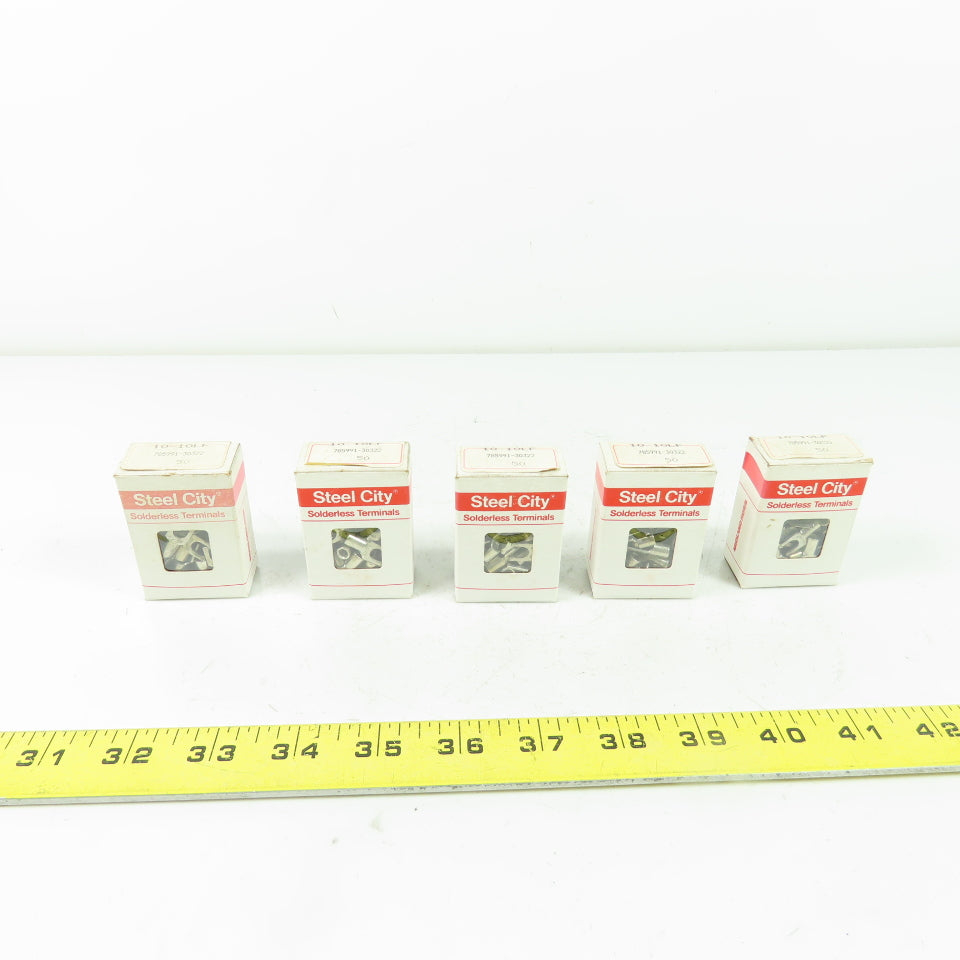 Steel City 10-10LF Solderless Terminals 12-10 Wire size Lot Of 250