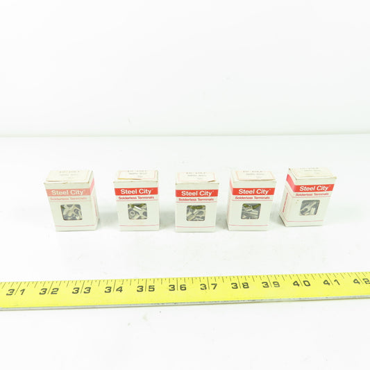 Steel City 10-10LF Solderless Terminals 12-10 Wire size Lot Of 250