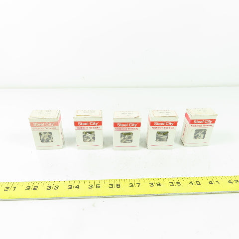 Steel City 10-10LF Solderless Terminals 12-10 Wire size Lot Of 250