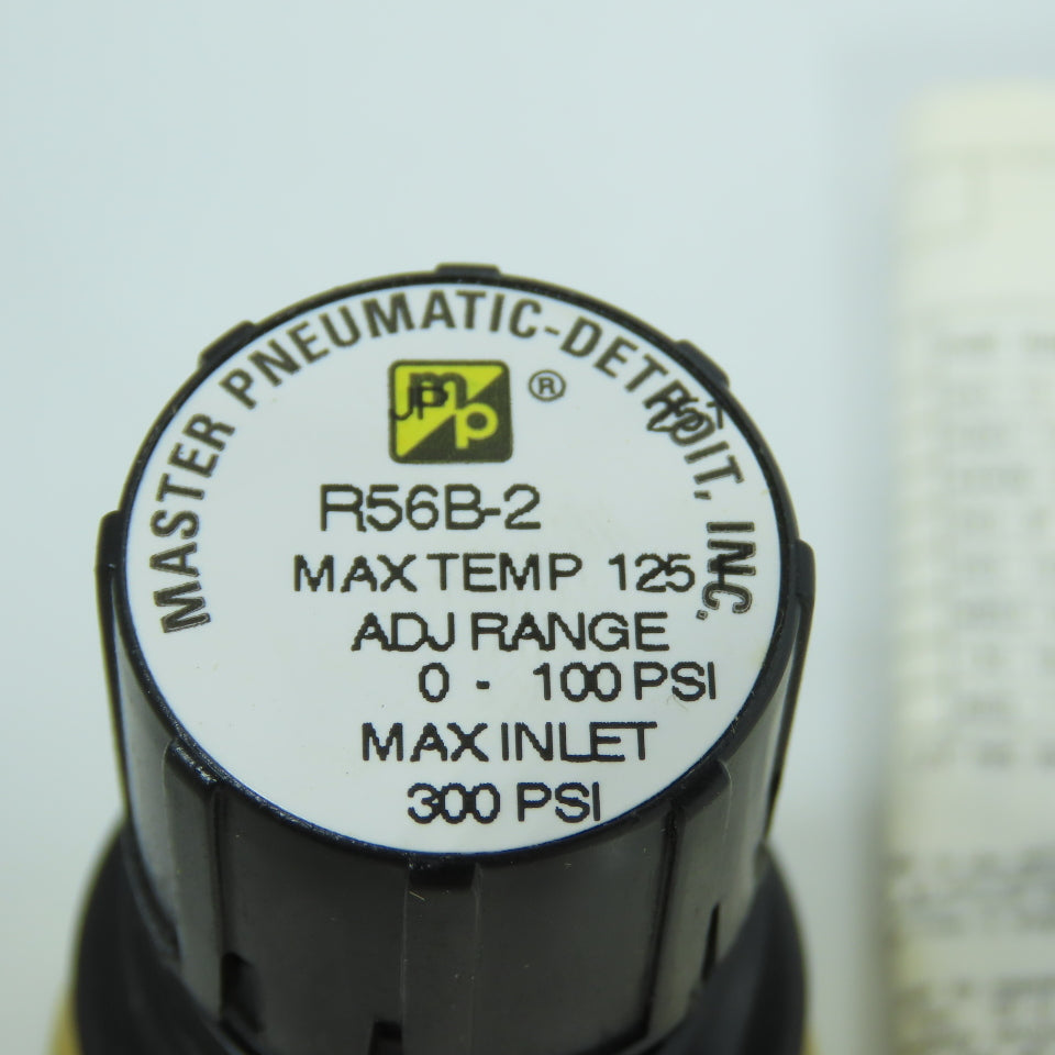 Master R56B-2 Compressed Air Brass Regulator 1/4" x 1/8" 0-100PSI 300PSI Max