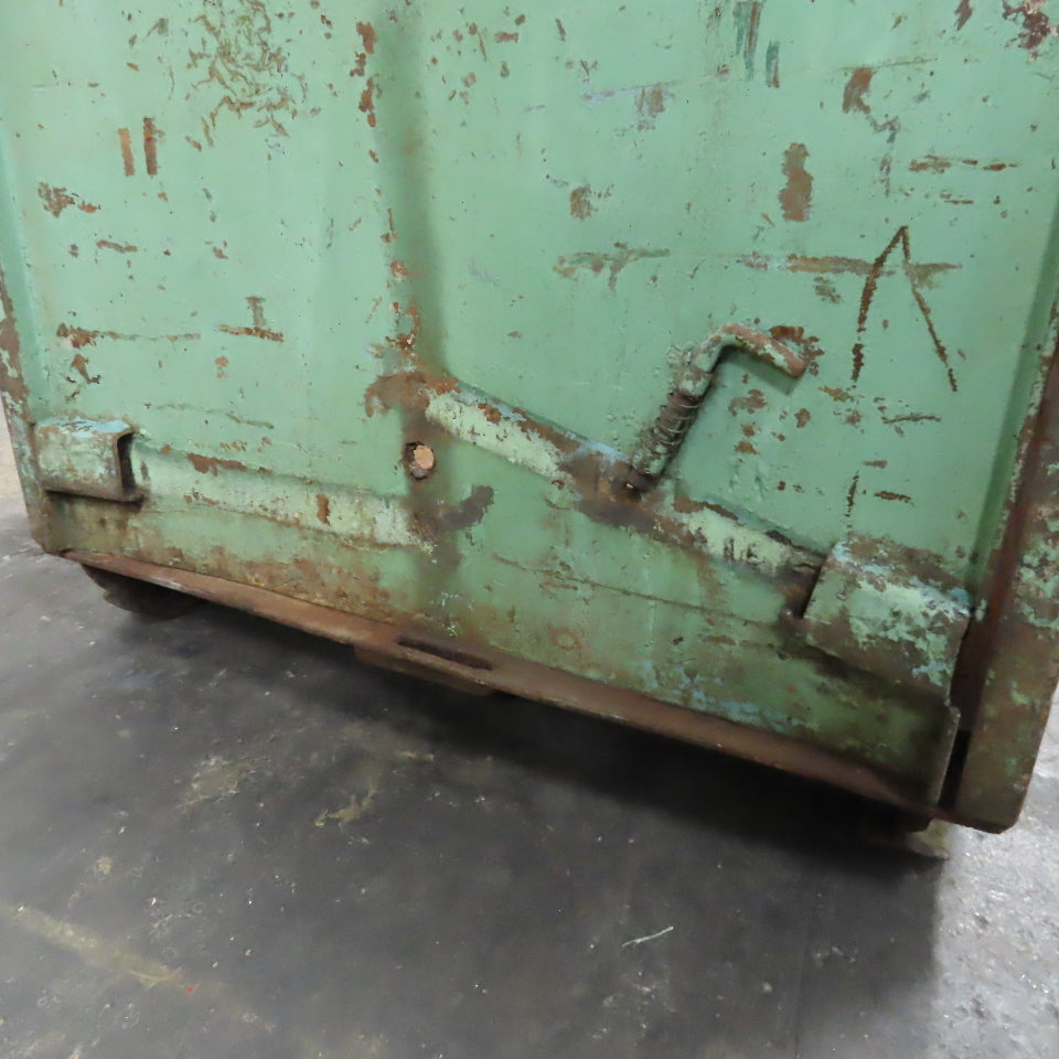 50" x 34" x 24" ID Deep Corrugated Steel Storage Dump Tote W/ Lifting Lugs