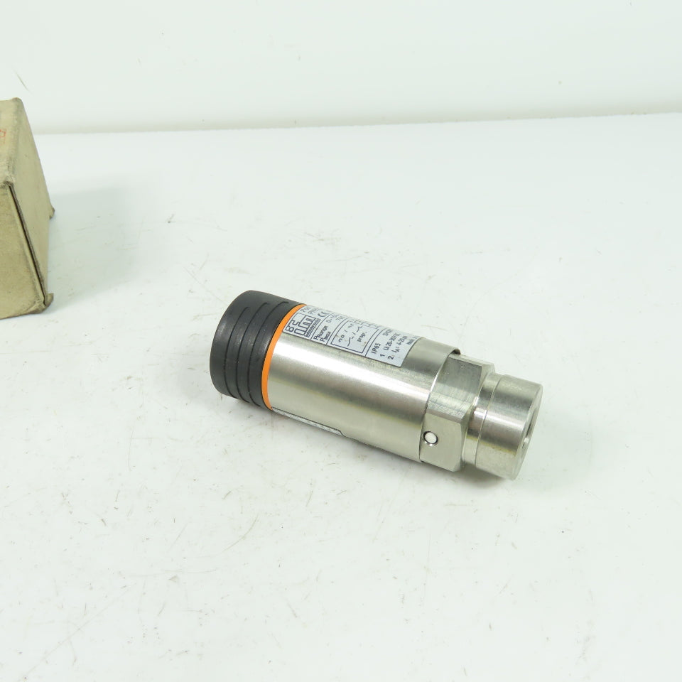 IFM PN3224 Pressure Sensor 20-30VDC 1/4" Port 0-150PSI Range