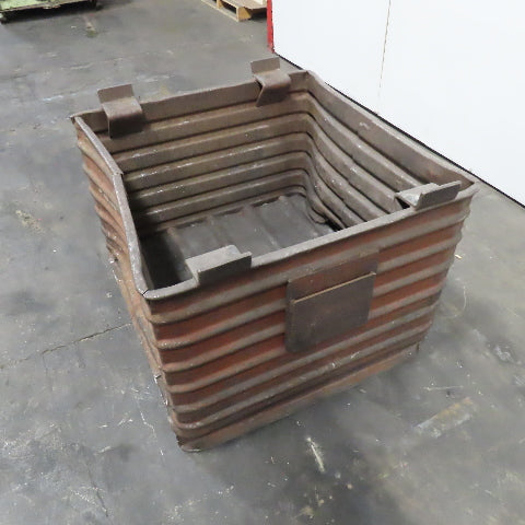 32" x 30" x 18" ID Deep Corrugated Steel Storage Tote Stack Box