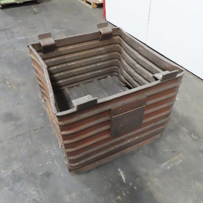 32" x 30" x 18" ID Deep Corrugated Steel Storage Tote Stack Box