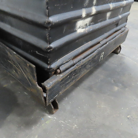 32" x 46" x 24" ID Deep Corrugated Steel Storage Stacking Tote