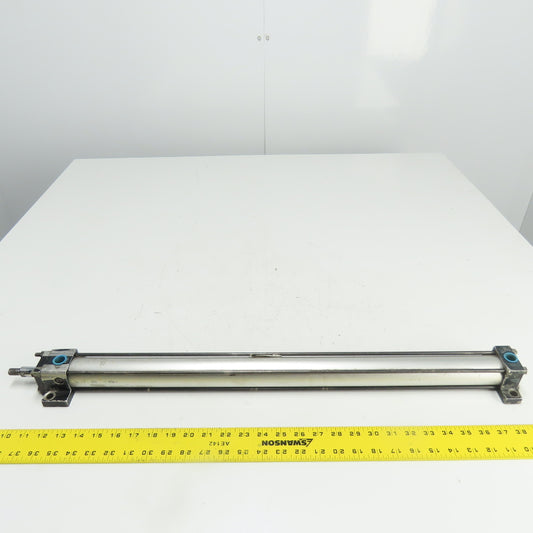TRD Double Acting Pneumatic Cylinder 1.5" Bore 24" Stroke 250PSI Max
