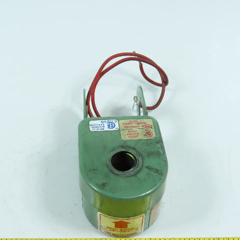 Asco JB8214050 Solenoid Valve Coil 120V 60HZ