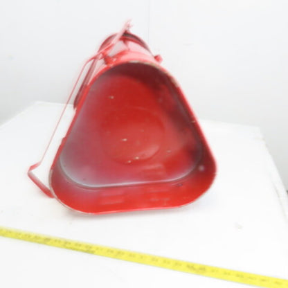 Eagle Model 910-FL Steel Oil Rag Waste Can 10 Gallon W/Foot Pedal Lid