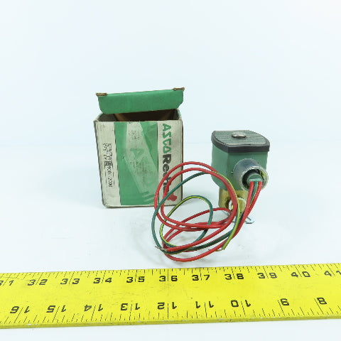 Asco 8262G262 1/4" Air Water Oil Solenoid Valve 120V 60HZ 130PSI NEW