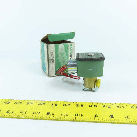 Asco 8262G262 1/4" Air Water Oil Solenoid Valve 120V 60HZ 130PSI NEW