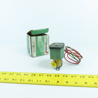 Asco 8262G262 1/4" Air Water Oil Solenoid Valve 120V 60HZ 130PSI NEW