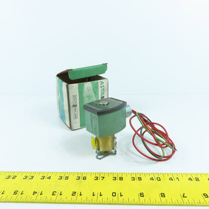 Asco 8262G262 1/4" Air Water Oil Solenoid Valve 120V 60HZ 130PSI NEW