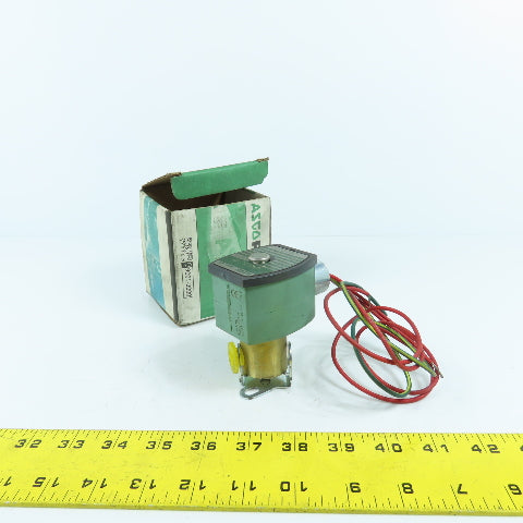 Asco 8262G262 1/4" Air Water Oil Solenoid Valve 120V 60HZ 130PSI NEW