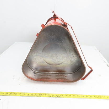 Eagle Model 910-FL Steel Oil Rag Waste Can 10 Gallon W/Foot Pedal Lid