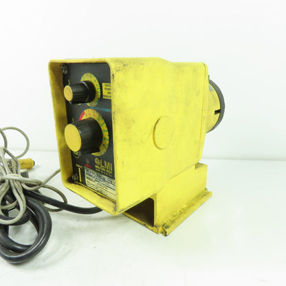LMI Milton Roy A741-352TI Metering Pump 120VAC 0.58 GPM 250PSI