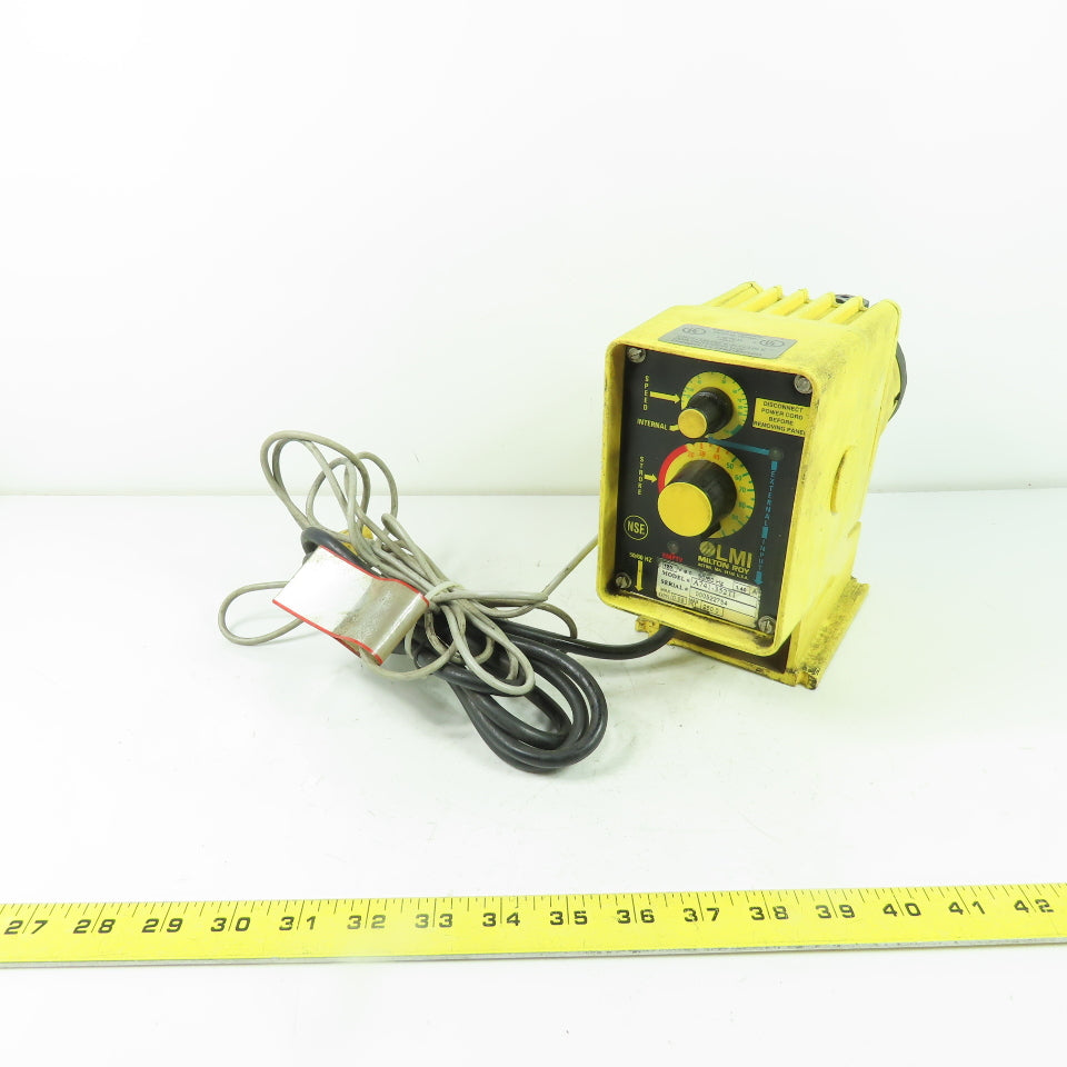 LMI Milton Roy A741-352TI Metering Pump 120VAC 0.58 GPM 250PSI