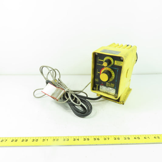 LMI Milton Roy A741-352TI Metering Pump 120VAC 0.58 GPM 250PSI