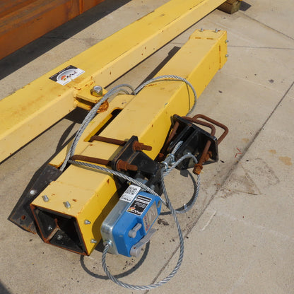 PWI 10' Wide Rolled Carpet Roofing Stationary Manual Material Dispenser Decoiler