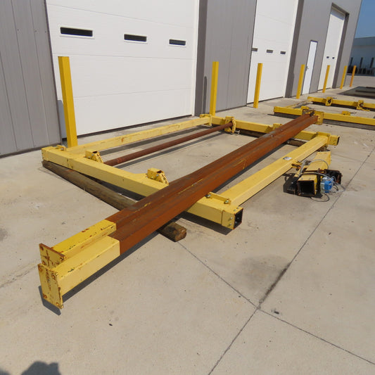 PWI 10' Wide Rolled Carpet Roofing Stationary Manual Material Dispenser Decoiler