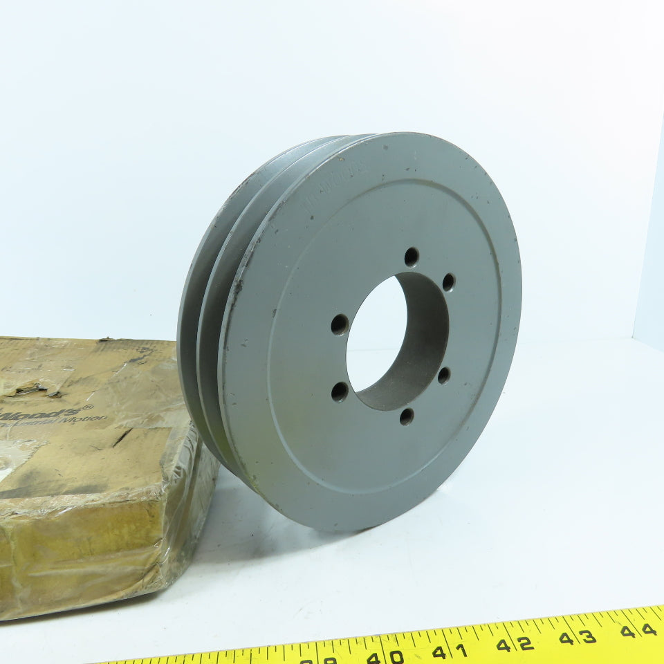 TB Woods 5YKK7 7.4X2B-SK 2 Groove V-Belt B-Section Pulley Sheave 7.81" Pitch Dia